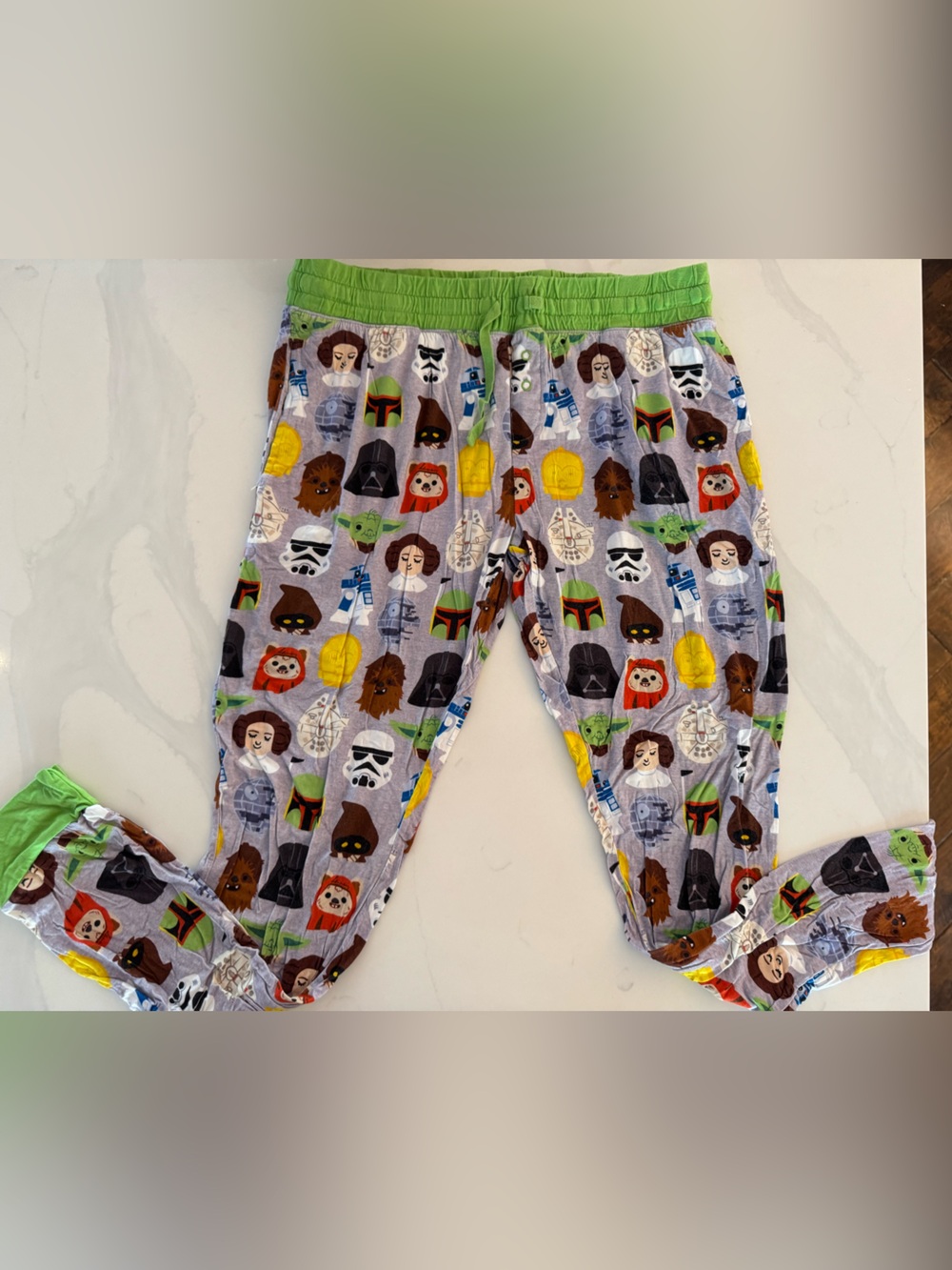 Little sleepies, starwars , size M long pants